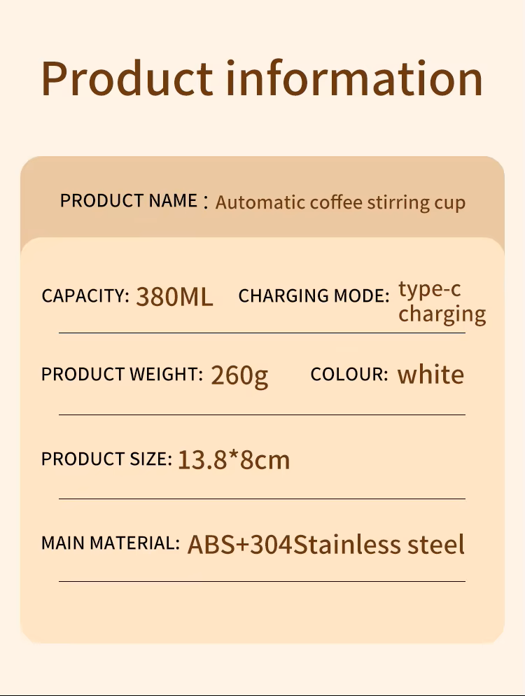 Self-stirring coffee mug